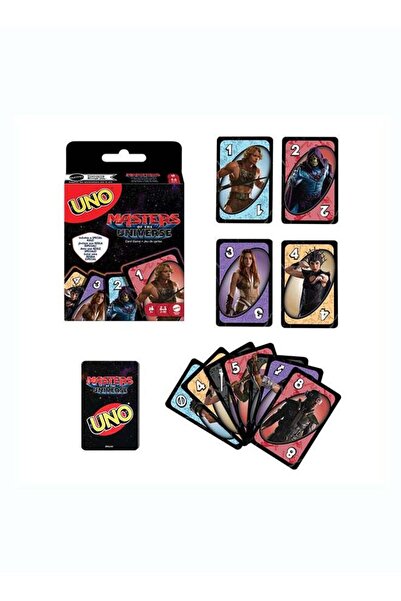 Generic Mattel Games UNO Masters of the Universe Movie Card Game with Themed ...