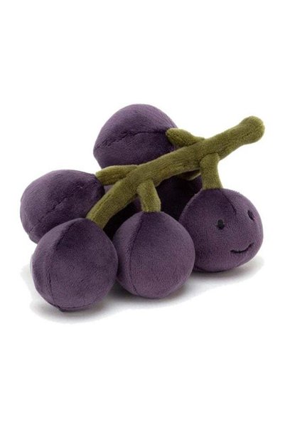 Generic Fabulous Fruit Grapes Plush Toy, Soft Purple Grape Cluster Stuffed To...