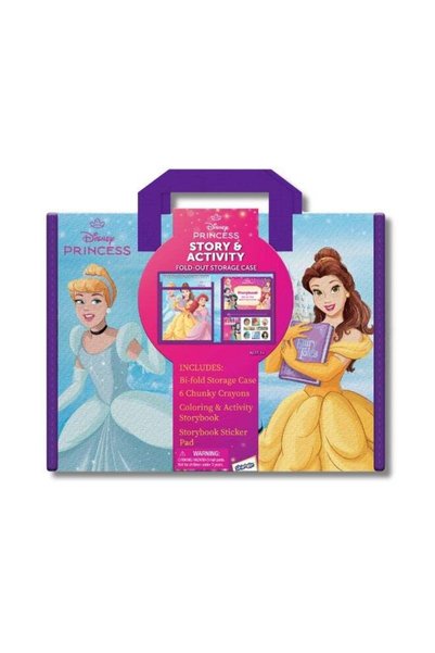 Generic Princess Fold Out Storage Case| Coloring & Activity Kit | Stickers & ...