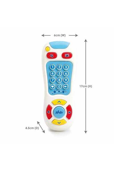 Generic Little Lot My 1st Tv Remote Control Battery Operated, Assorted 1 Piec...