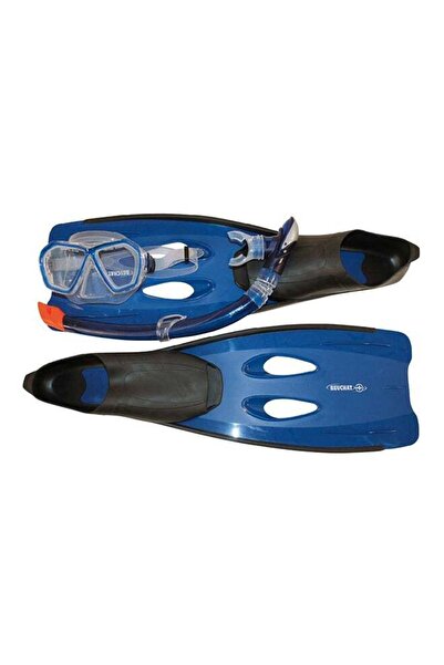 Generic Beuchat Trio Plus 500 Diving Mask, Snorkel and Fins Set