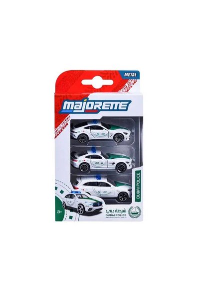 Generic Majorette Mercedes-AMG Dubai Police Die-cast Cars Set (1:64, Pack of ...