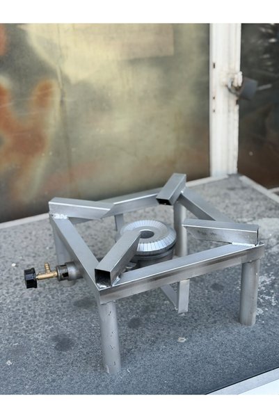 ASVEN 14 cm Döküm başlıklı sanayi tip yer ocağı sanayi döküm 34x34x22 CM