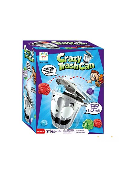 Generic Trash Can – Throw the Paper Ball into the Trash Can – for 3+ Ages