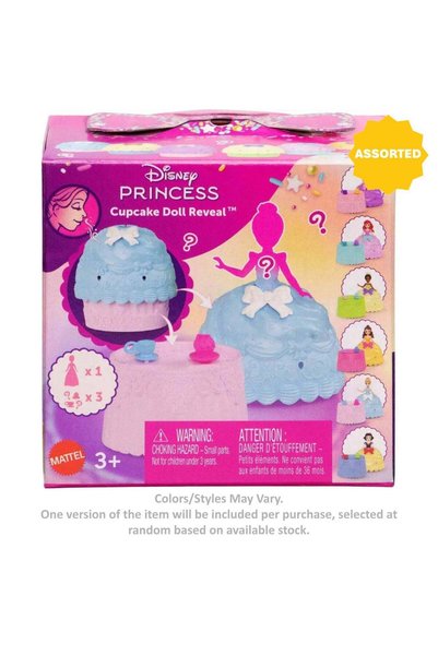 Generic Disney Princess Cupcake Small Doll Reveal Playset (8.9 cm, Assorted)