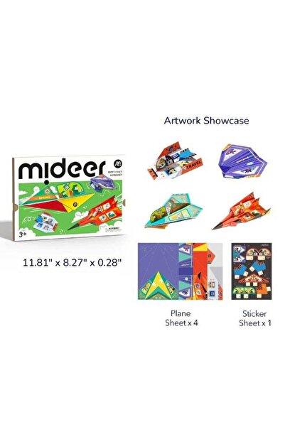 Generic Mideer Paper Craft Workshop Flight Diary Origami Kit for Kids – DIY P...
