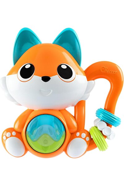 Generic Chicco Musical Fox Plastic Rattle for Babies 6-36 Months, Multicolor