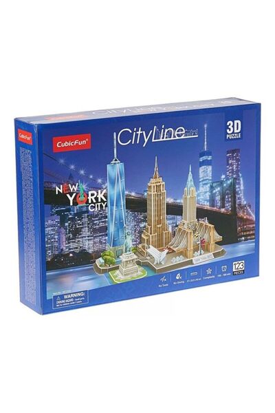 Generic 123-Piece City Line New York City 3D Puzzle