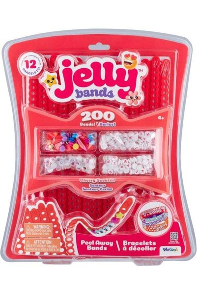 Generic WeCool Jelly Bands Cherry Scented Peel Away Bracelet Making Kit (200+...