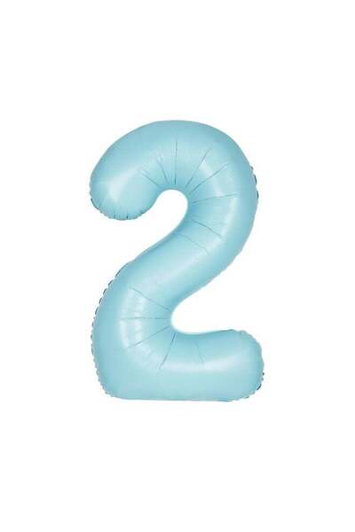 Generic 34" Matte Blue 2 Foil Balloon