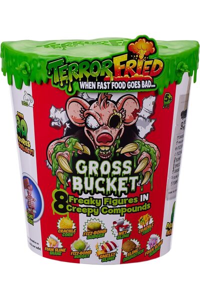 Generic Terror Fried Gross Bucket - 8 Freaky Figures in Creepy Compounds for ...