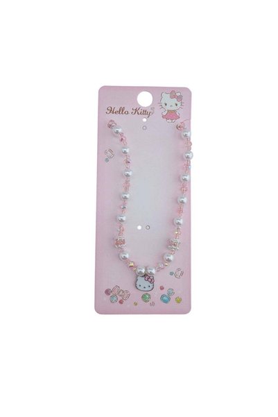 Generic Sanrio Hello Kitty and Friends Hello Kitty Pendant Necklace (Pink/White)