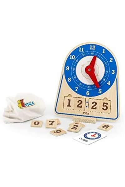 Generic VIGA Montessori Learning Clock for Kids Ages 3+ Years