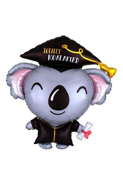 Generic Totally Koalafied Graduation Supershape Balloon Decorations Party Sup...