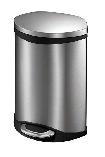 EKO Shell Stainless Steel Pedal Bin with Slow Close Lid | Trash Can with Lid ...