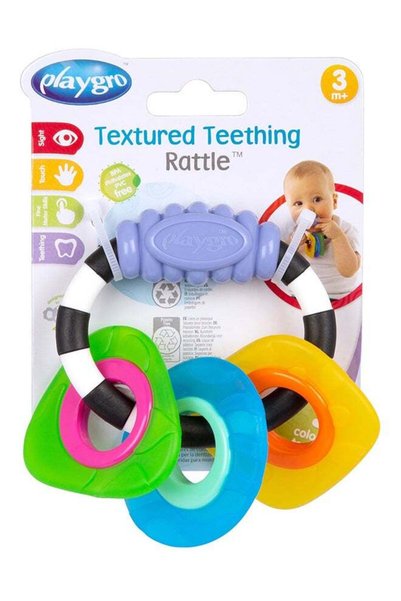 Generic Textured Teething Rattle - Refresh – Engaging Baby Toy For Developmen...