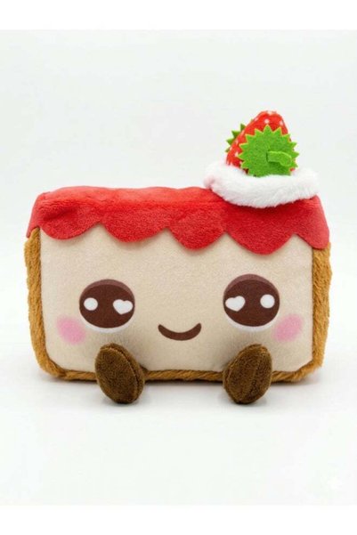 Generic Fluffmals Soft Plush Animal Toy – STRAWBERRY CHEESE CAKE 15cm | Cute ...