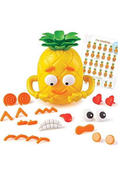 Generic Learning Resources Big Feelings Pineapple Social Emotional Toy with 2...