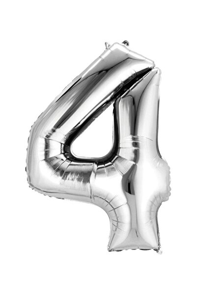 Generic Number 4 Shape Foil Balloon Decorations Party Supplies