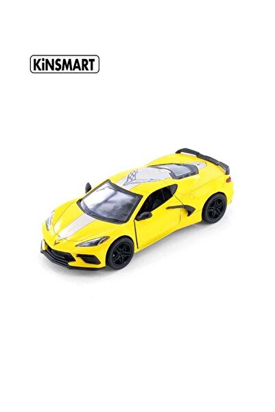 Generic Kinsmart 1:32 2021 Chevrolet Corvette Die-Cast Model Car (Yellow) – P...