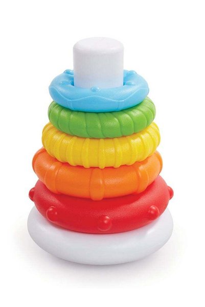 Generic Little Lot Colourful Stacking Rings, Activity Toy, Develops Fine Moto...
