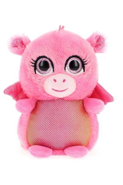 Generic Keel - Motsu Dragon Pink 14cm | Collectable Plush Toy | Soft Toy | Gi...