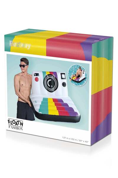 Generic Bestway Lounge Pose N' Float 127x102Cm | Inflatable Ride-on | Pool Fl...