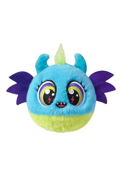 Generic Bouncibles Jett the Monster Plush Toy (8 cm, Blue/Green)