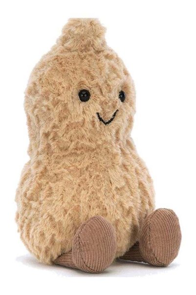 Generic Amuseables Peanut – Soft Plush Peanut with Smiley Face & Corduroy Leg...