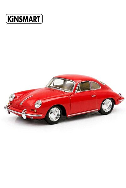 Generic Kinsmart 1:32 Porsche 356 B Carrera 2 Die-Cast Model Car (Red) – Pull...
