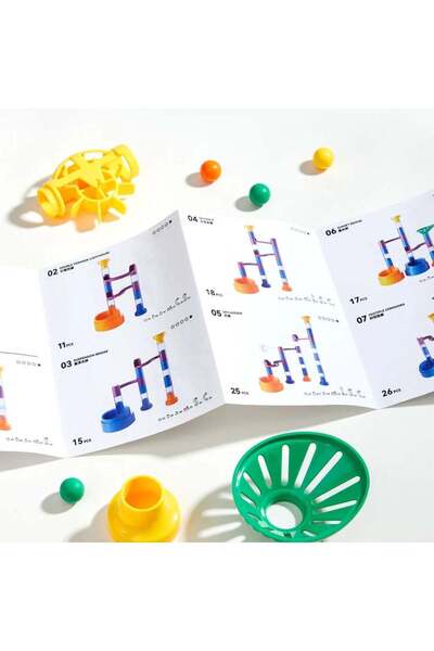 Generic Track Marble Building Blocks 51P – Crossing the Maze | STEM Marble Ru...