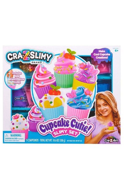 Generic Cra-Z-Slimy Cupcake Cutie! Slimy Set (300 g)