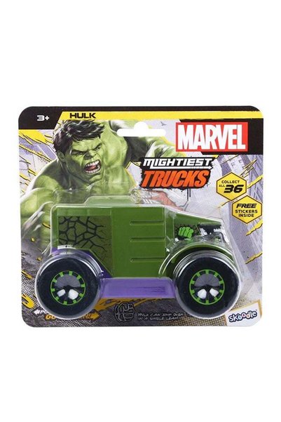 Generic Marvel Skoodle Pull Back Mightiest Truck Hulk – Toy Vehicle for Kids ...