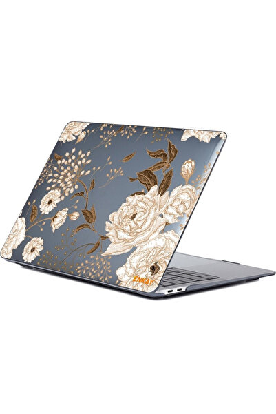 ENKAY Carcasă rigidă pentru MacBook Air 13 A2337 M1 A2179 A1932, Flori aurii