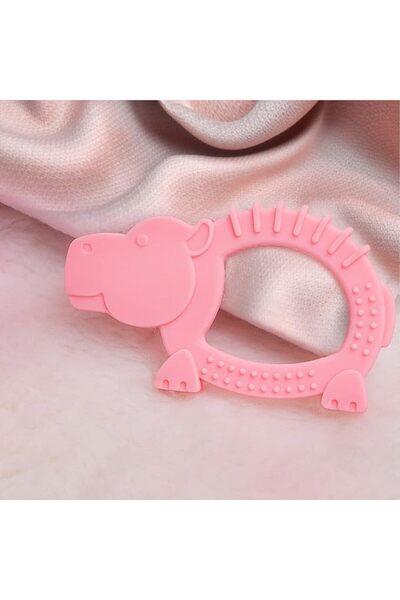 R for Rabbit عضاضة سيليكون ناعمة للأطفال من تايني بايتس سفاري للأطفال فوق 4 أ...