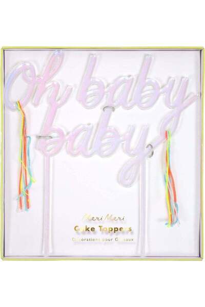 Generic Oh Baby Baby Acrylic Topper