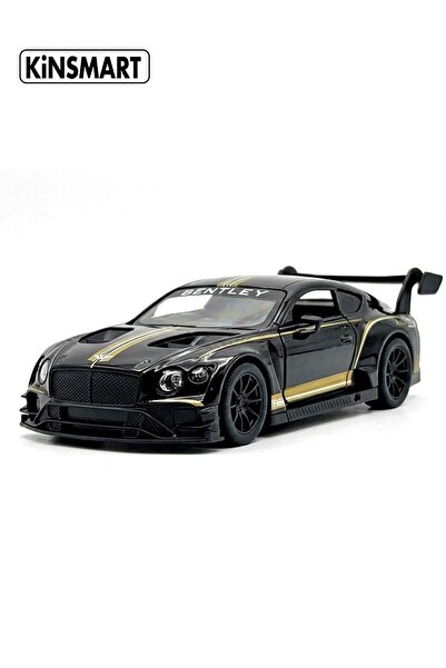 Generic Kinsmart 1:38 Bentley Continental GT3 Die-Cast Model Car (Black) – Pu...