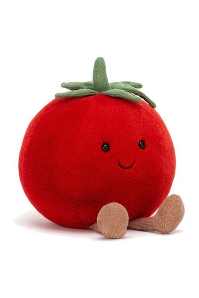 Generic Amuseable Tomato Plush Toy – Sitting Height 9 cm Super Soft Tomato So...