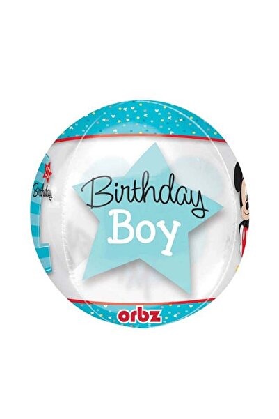 Generic Mickey 1st Birthday Foil Balloon 38x40cm Birthday Decorations Party S...