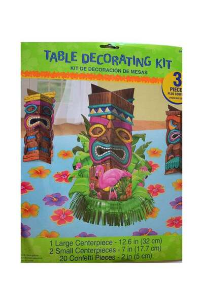 Generic Tiki Table Decoration Kit Table Decorations Party Supplies