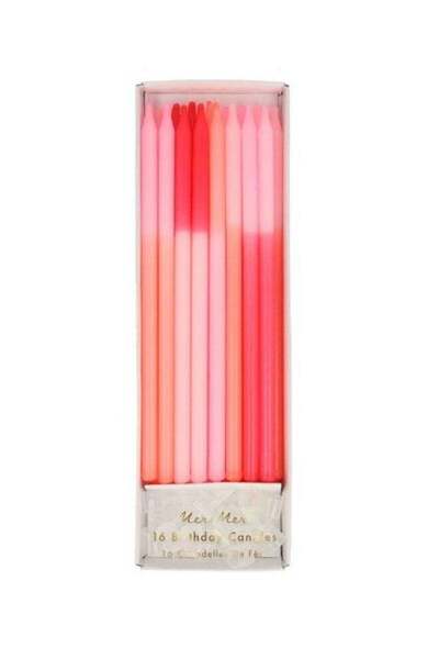 Generic Pink Colour Block Candles