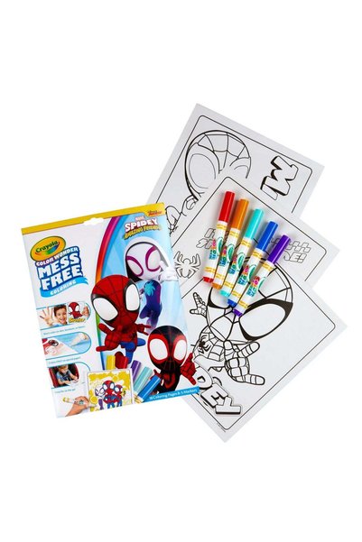 Generic Color Wonder Mess Free Pad & Marker Spidey and his Amazing Friends | ...