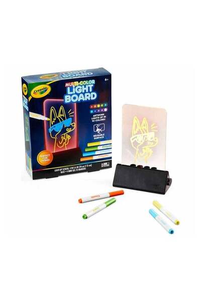 Generic Multi-Color Light Board | Bright Markers or Washable Window Markers a...