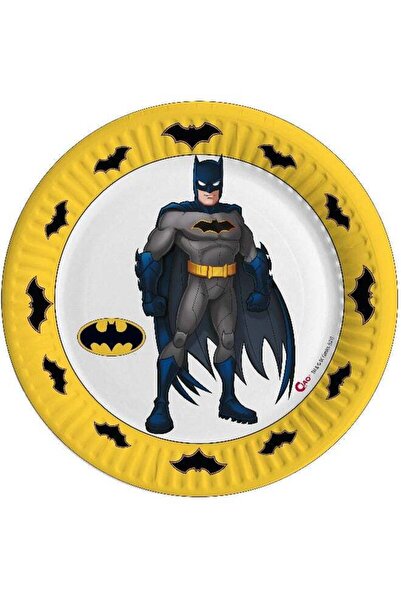 Generic Batman Compostable Paper Plates 18 cm – Pack of 8 Eco-Friendly Party ...