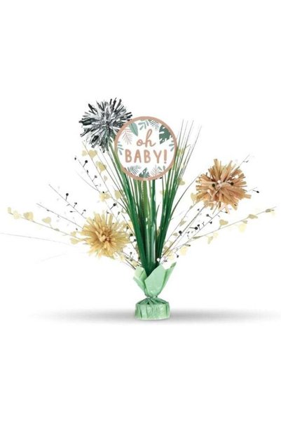 Generic Baby Shower Soft Jungle Hello Baby Spray Centerpiece Decoration 18in