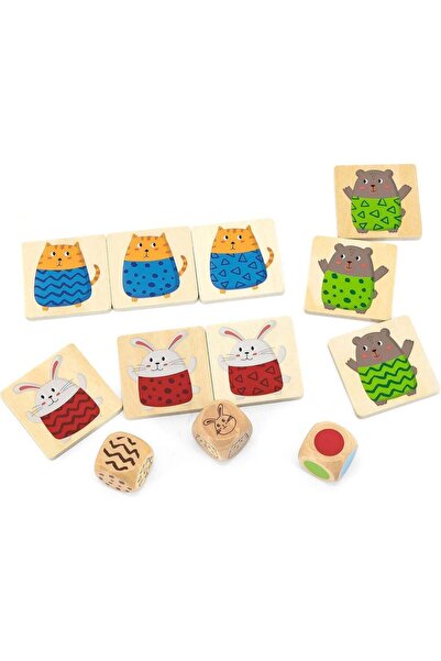 Generic VIGA Quick Response Game - Montessori Wooden Visual Speed & Pattern R...