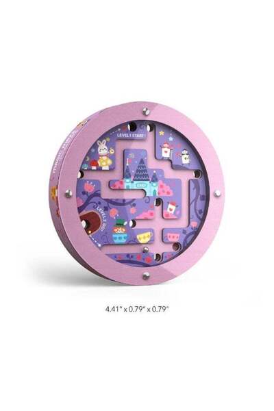 Generic Double-Sided Magic Maze Wonderland Wooden Marble Puzzle Game for Kids...