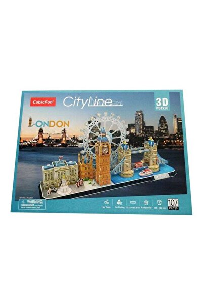 Generic 107-Piece The City Of London In Line 3D Puzzle MC253H