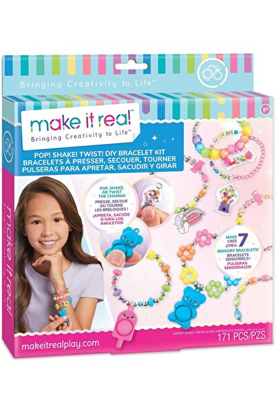 Generic Make It Real Pop! Shake! Twist! DIY Bracelet Kit (171 pieces)