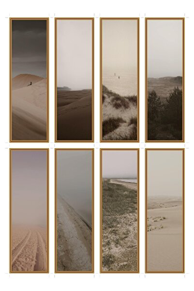 OEM Set 8 Semne de Carte Tematica Neguri de Dune de Nisip, Design Elegant, Ca...